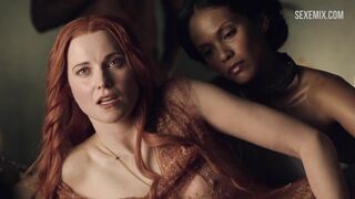 Spartacus'ta Lucy Lawless Ayakta Seks Sahnesi