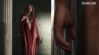 Spartacus'teki seksi Lucy Lawless Çıplak Sahnesi