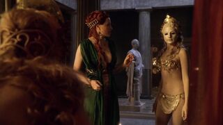 Dizideki seksi Brooke Harman sahnesi - Spartacus