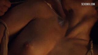 Scena erotica sexy di Katrina Law in Spartacus