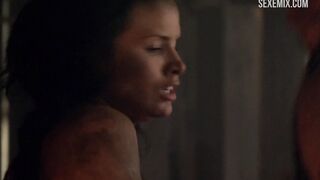 Katrina Law tecavüz girişimi sahnesi - Spartacus