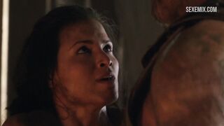 Katrina Law tecavüz girişimi sahnesi - Spartacus