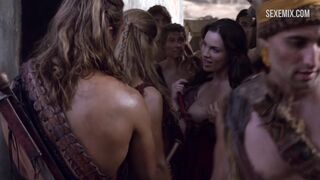 Scena del seno sexy di Luna Rioumina in Spartacus