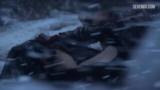 "Sibyl" sex scene in the snow, scene - Spartacus