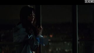 Naked Dakota Johnson near the window, scene - Fifty Shades Darker