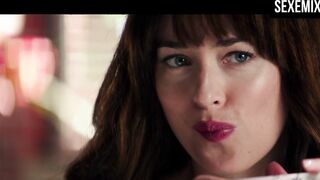 Giocattolo sessuale sexy di Dakota Johnson e scena hard di Cinquanta sfumature di rosso