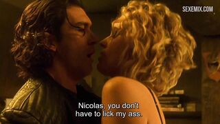 Rebecca Romijn Fucks On The Pool Table  Scene in - Femme Fatale