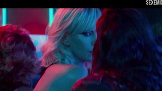 Atomic Blonde'ta Sofia Boutella ve Charlize Theron öpüşme sahnesi