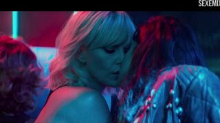 Atomic Blonde'ta Sofia Boutella ve Charlize Theron öpüşme sahnesi