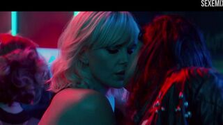 Atomic Blonde'ta Sofia Boutella ve Charlize Theron öpüşme sahnesi