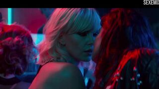 Atomic Blonde'ta Sofia Boutella ve Charlize Theron öpüşme sahnesi