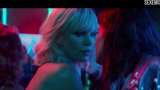 Atomic Blonde'ta Sofia Boutella ve Charlize Theron öpüşme sahnesi