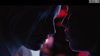 Erika Linder seduces in bar, scene in Below Her Mouth