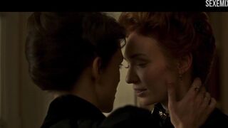 Colette'deki seksi Eleanor Tomlinson öpüşme sahnesi