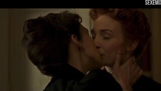 Colette'deki seksi Eleanor Tomlinson öpüşme sahnesi