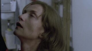 Isabelle Huppert Yerde sikişiyor, Piyano Öğretmeni'ndeki sahne