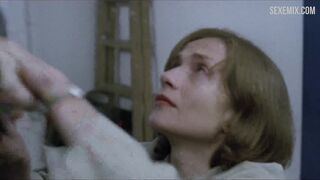 Isabelle Huppert Yerde sikişiyor, Piyano Öğretmeni'ndeki sahne