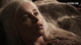 Emilia Clarke Game of Thrones'taki erotik sahne