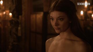 Natalie Dormer göğüslerini gösteriyor, Game of Thrones sahnesi