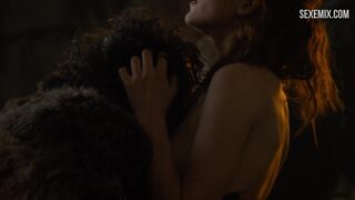 Rose Leslie bir mağarada seks yapıyor, Game of Thrones sahnesi