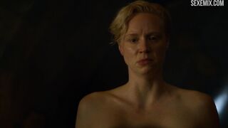 Gwendoline Christie banyo yapıyor, Game of Thrones sahnesi