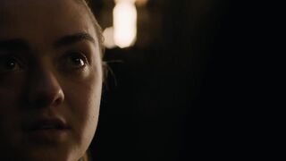 Maisie Williams erotic scene in Game of Thrones