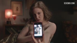 Lena Dunham'ın üstsüz selfie'si, Girls'deki sahne