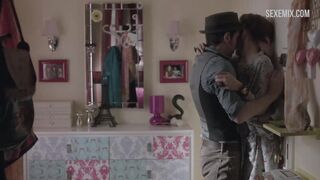 Jemima Kirke fucked hard doggystyle near the window, scene in Girls