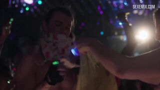 Lena Dunham se desnuda en una fiesta, escena en Girls