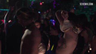 Lena Dunham se desnuda en una fiesta, escena en Girls