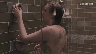 Lena Dunham duscht, Szene in Girls