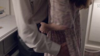 Stacy Martin Sex Against Wall, scene in Nymphomaniac: Vol. II