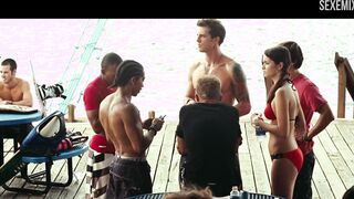 Sexy Lauren Leech sexy in red Bikini, Scene in Never Back Down