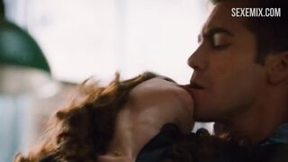 Anne Hathaway erotic scene in the kitchen, in Love And Other Drugs