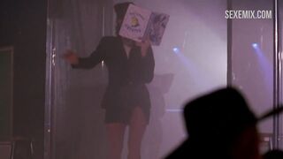 Tonie Perensky dancing striptease and shows us her boobs, scene in Varsity Blues (1999)