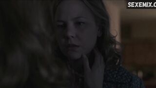 Adelaide Clemens ve Liana Liberato lezbiyen öpüşmesi, Yıldızlara (2019) filmindeki sahne