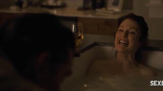 Julianne Moore seksi, Düğünden Sonra (2019) sahnesi