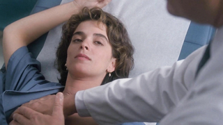 Nude video with Annabella Sciorra nude, Rebecca De Mornay nude , scene from The Hand that Rocks the Cradle (1992)