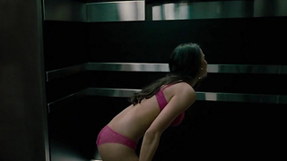 Elizabeth Banks seksi, Genesis Rodriguez seksi, Man on a Ledge (2012) filminden seks sahnesi