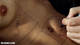 Lili Bordan shows tits, scene in Silent Witness s14e07 (2011)