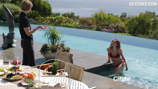 Margarita Levieva red bikini, scene in Revenge s01e08 (2011)