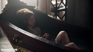 Charlotte Hope shows tits, scene in The Spanish Princess s01e06 (2019)