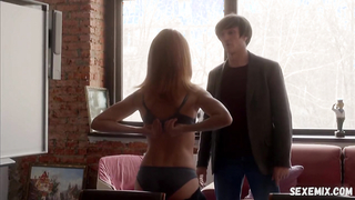 Katerina Shpitsa underwear scene in Moy mama robot s01e01 (2021)