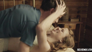 Unterwäscheszene von Rose Leslie in „Honeymoon“ (2014)