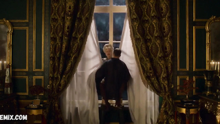 Gillian Anderson has sex sitting on the windowsill, scene in The Great s02e08 (2021)