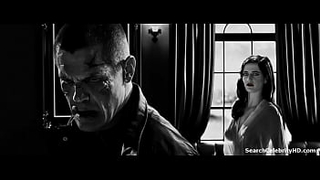 Ева Грин секси, сцена в Sin City A Dame to k. За 2017