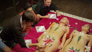 Nude video with Anna Beletzki , Grace Roubidoux - Alpha House (2014)