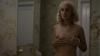 Caitlin FitzGerald, Betsy Brandt çıplak, Masters of Sex s02e12 (2014)'den seks sahnesi