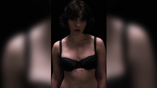 Nude video with Scarlett Johansson , scene in - Under the Skin (2014)