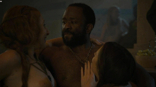 Sarine Sofair, Charlotte Hope nua, cena de sexo de Game of Thrones s04e06 (2014)